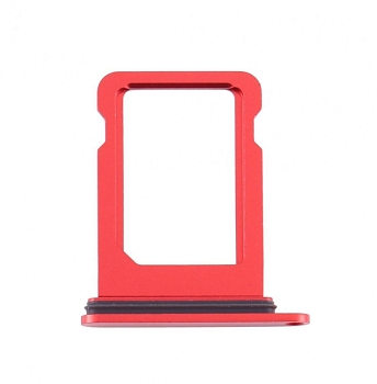 Держатель (лоток) SIM-карты для Apple IPhone 12 Mini, красный